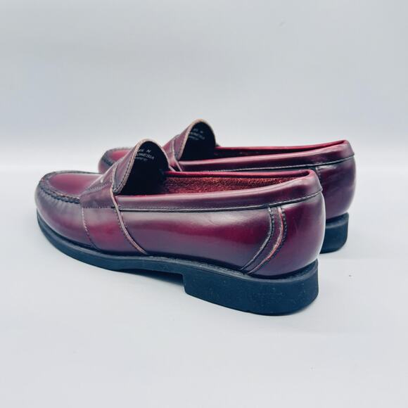 Rockport Shoes Men 9.5 Burgundy Leather Comfort Penny Loafers Casual Comfort main image 11